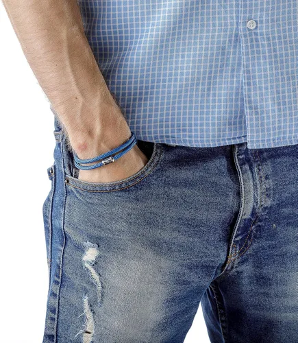 Miniatura 5 de Wind Passion - Pulsera de cuerda de paracaídas ligera y resistente con cierre magnético para hombres y mujeres, Medium