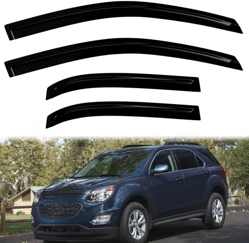 Miniatura 28 de Viseras de ventana protectores de lluvia para Chevy Equinox 2018 2019 2020 2021 2022 2023 2024