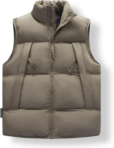 Miniatura 3 de Abrigos de gran tamaño para hombre, chaleco de invierno acolchado para hombres 2023 resistente a la intemperie, plegable, chaleco sin mangas