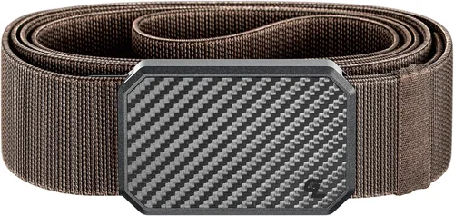 Miniatura 26 de Groove Life - Cinturón de nailon elástico para hombre con hebilla magnética de aluminio