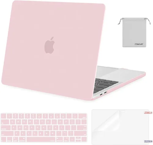 Miniatura 14 de MOSISO - Carcasa rígida de plástico, cubierta de teclado, protector de pantalla y bolsa de almacenamiento para MacBook Pro 13 pulgadas/33 cm Azul