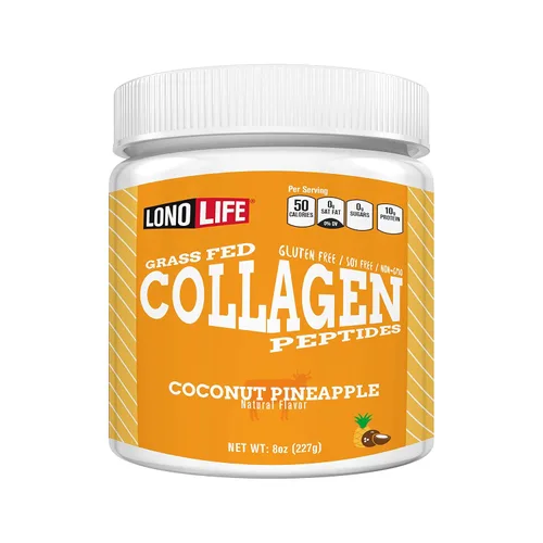 Miniatura 4 de LonoLife - Péptidos de colágeno con sabor a vainilla con 0.35 onzas de proteína, apto para paleo y keto, recipiente de 8 onzas - El embalaje puede