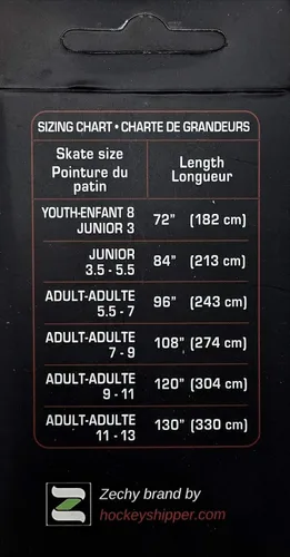 Miniatura 4 de zechy Cordones de hockey encerados – Hecho para patines – Hockey sobre hielo, patines de ruedas – Un par – Tamaños (72, 84, 96, 108, 120, 130)