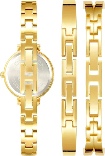 Miniatura 13 de Anne Klein AK/2245 - Juego de reloj de pulsera con detalles de cristal prémium para mujer