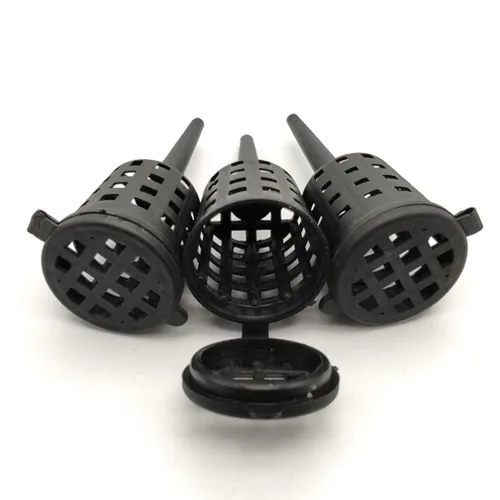 Miniatura 8 de Happyyami 50 cestas de fertilizante para bonsái, caja de fertilizante de plástico, cesta de fertilizante con cubierta para plantas de cultivo