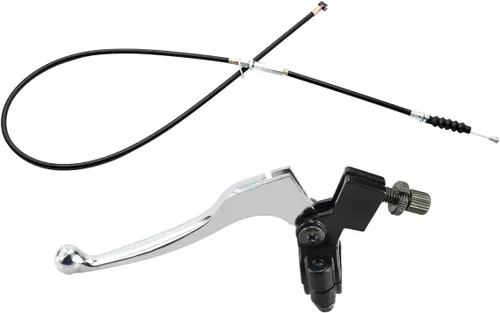 Miniatura 3 de PRO BAT palanca universal de embrague izquierda de 7/8" con cable de 39" y adaptador para motocicletas SSR Apollo para bicicletas de cross chinas