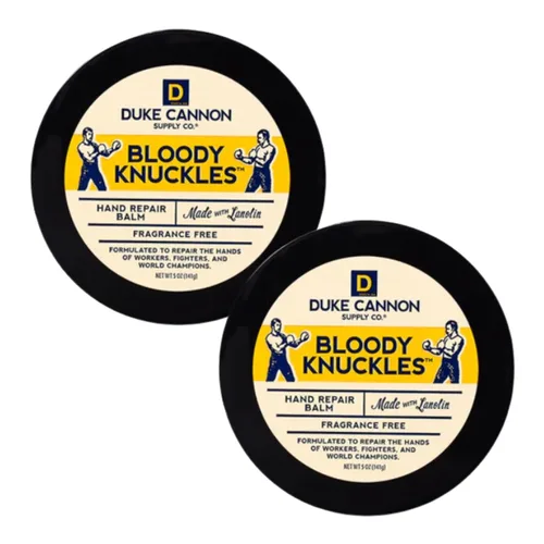 Miniatura 9 de Duke Cannon Bloody Knuckles - Bálsamo reparador de manos, crema hidratante sin perfume, fórmula de lanolina no grasa para manos secas y agrietadas
