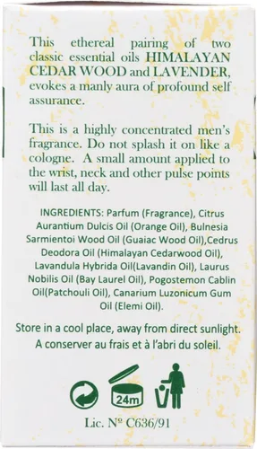 Miniatura 5 de Maroma Perfume Cedar Lavanda, 0.33 FZ