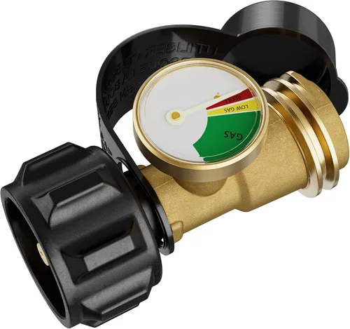 Indicador de nivel de tanque de propano para tanques de 5 a 20 libras, universal para autocaravana, parrilla de gas, estufa de campamento,