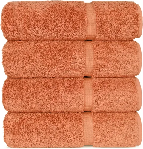 Miniatura 10 de Chakir Turkish Linens - Toallas turcas de alta calidad 100% algodón para baño, 13 x 13 pulgadas (6 toallas pequeñas, aguamarina)