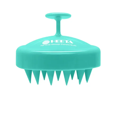HEETA Masajeador de cuero cabelludo para el crecimiento del cabello, cepillo de champú exfoliante de silicona suave para el cuero cabelludo, cepillo