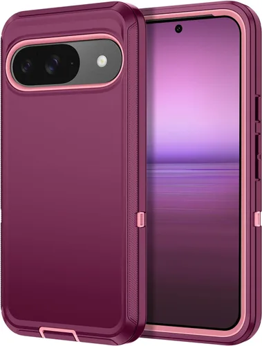 Miniatura 26 de I-HONVA Funda para Google Pixel 7 a Prueba de Golpes/Polvo/Caídas de 3 Capas con Protección Completa del Cuerpo [Sin Protector de Pantalla] Funda