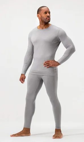Miniatura 2 de DEVOPS Conjunto de ropa interior térmica para hombre con forro polar