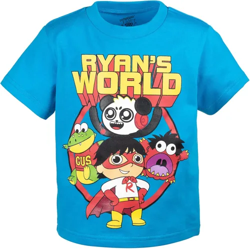Miniatura 2 de RYANS WORLD Conjunto de camiseta estampada y pantalones cortos de malla