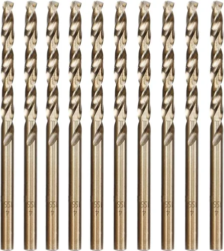 Miniatura 23 de Juego de brocas de cobalto M35 de 13 piezas, métricas de 0.079 a 0.315 pulgadas, brocas helicoidales HSS Jobber para metal duro, acero inoxidable