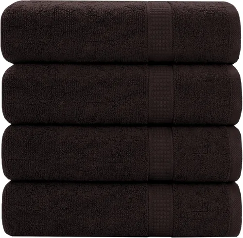Miniatura 21 de GOLD TEXTILES Toalla 100% algodón, paquete de 12, 13 x 13 pulgadas, color blanco, ultra suave, altamente absorbente, de larga duración y de secado