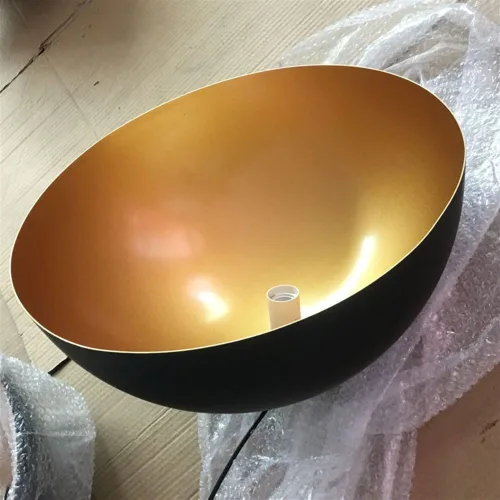 Miniatura 5 de Paquete de 2 luces colgantes de granja, moderna iluminación industrial para colgar en el techo, color negro y dorado, estilo americano, lámpara