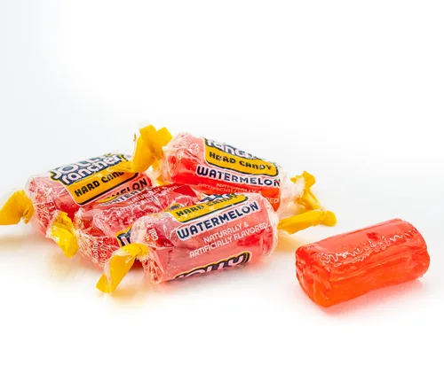 Miniatura 3 de WATERMELON - Caramelo duro sabor original, 1 libra, bolsa a granel, envueltos individualmente (74 piezas)