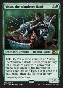 Magic The Gathering - Yisan, El Bardo Errante (209/269) - Magia 2015