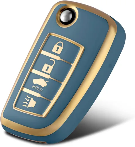 Funda protectora de TPU para llavero inteligente compatible con llave plegable Nissan, X-Trail Juke F15, Rogue, Qashqai, J11, Tiida, Murano, Maxima,