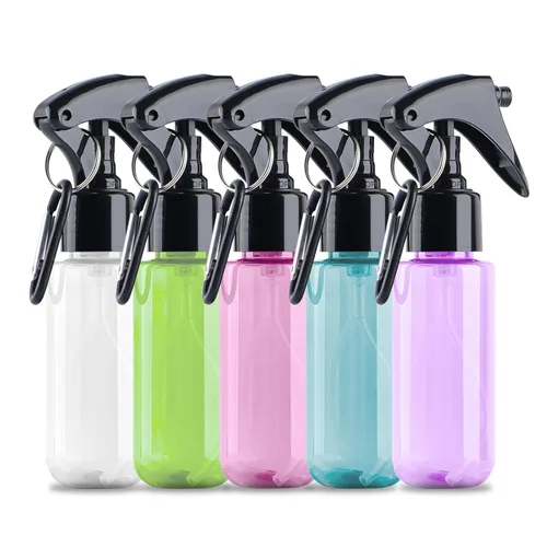 TANSHINE Botella de spray pequeña de 1.7 fl oz, botellas de espray de agua de tamaño de viaje, botella de spray portátil desinfectante de manos con