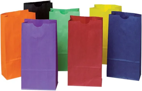 Miniatura 3 de Rainbow Kraft Bolsas, 6"X11", Blanco, 50 Bolsas