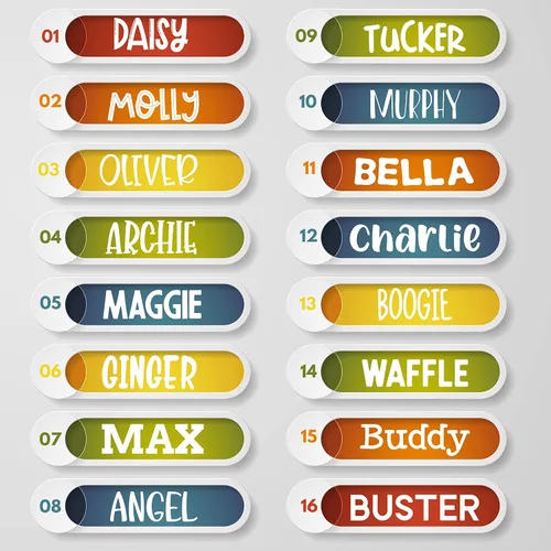 Miniatura 5 de ACTUALIZADO - Collares de perro personalizados y placa de identificación grabada, collar de perro de nailon reflectante, personalizable en 11