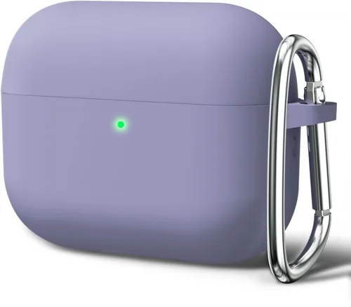 Miniatura 29 de Oakxco Funda de silicona para Airpods 3, bonita funda rígida femenina para Airpods de 3ª generación con llavero, gel de goma colorido suave de TPU