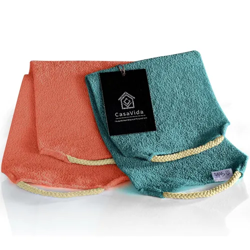 Miniatura 10 de Depurador de espalda para ducha, toalla de baño de nailon, toallita exfoliante, correa elástica japonesa trasera, paño de lavado, exfoliante