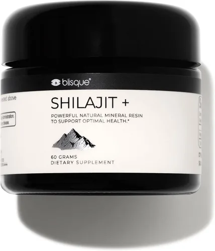Blisque – Suplemento de resina de shilajit orgánico puro del Himalaya | Auténtico y natural | Grado A dorado | Contiene ácido fúlvico y