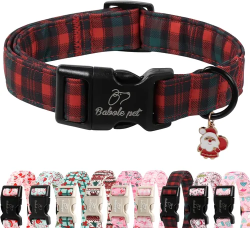Miniatura 25 de Lindo Collar de Corduroy para Perro - Collar Ajustable Negro para Perros Pequeños de 4-10lbs, Resistente al Desvanecimiento con Cierre Seguro