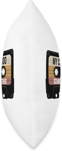 Miniatura 2 de My Childhood Sounded Like This Retro Cassette Throw Pillow