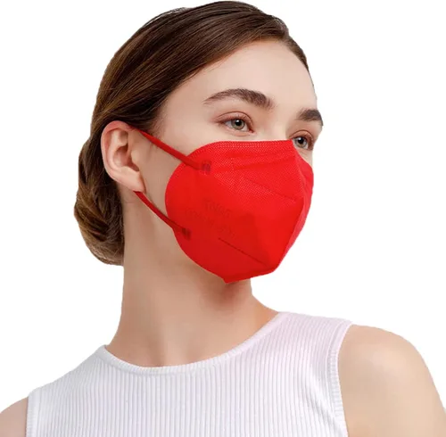 Miniatura 24 de SAROULU Máscaras Faciales Desechables KN95 de 5 Capas Respirables Máscara de Protección contra el Polvo de Taza de Seguridad gris-20