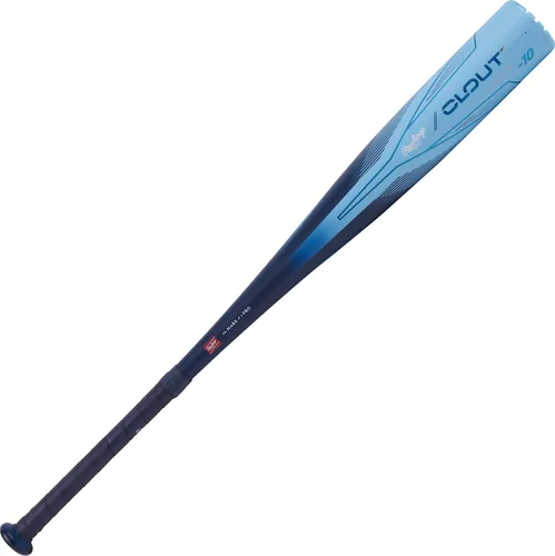 Miniatura 2 de Rawlings 2024 Bate de béisbol Clout USSSA Caída -8 / -10 Barril de 2 3/4 pulgadas 1 pieza de aluminio