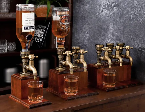 Miniatura 5 de Dispensador de bebidas para fiestas, accesorios de bar, regalos para amantes del vino, whisky, hombre, decoración de cuevas para marido, papá
