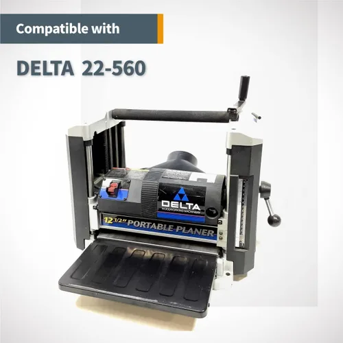 Miniatura 5 de POWERTEC Cuchillas cepilladoras de 12-1/2 pulgadas para Delta 22-560, 22-565, TP305, TP400LS, repuesto para cuchillos cepilladores 22-562, juego