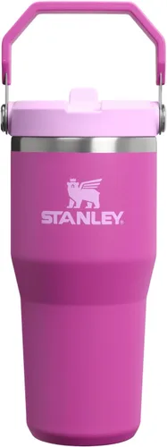 Miniatura 22 de Stanley IceFlow - Vaso con pajilla abatible con asa, de 20 onzas, tapa giratoria y popote abatible, botella de agua resistente a fugas, acero