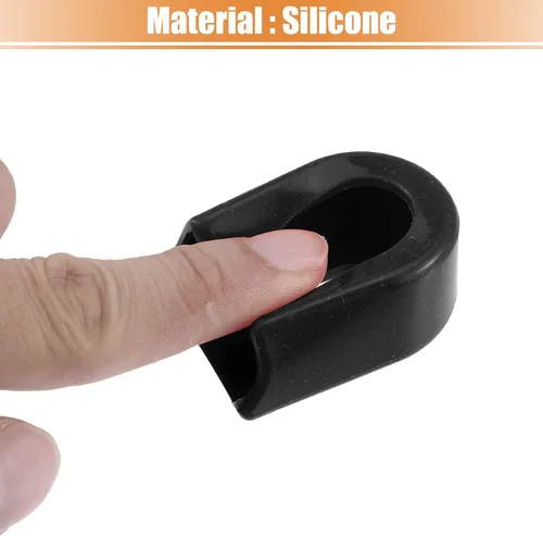 Miniatura 6 de X AUTOHAUX 2 piezas de silicona para bicicleta, protector de manivela para bicicleta de montaña, funda de gel, protección para brazo de manivela