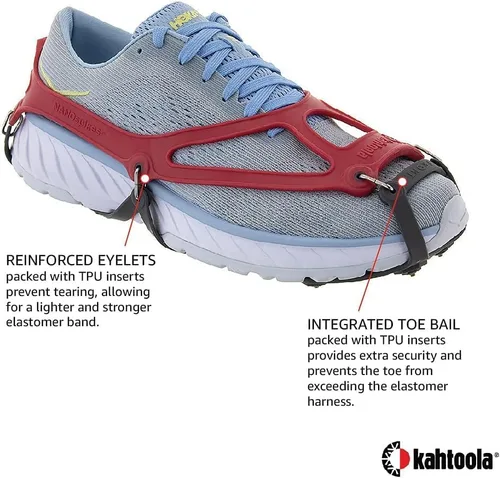 Miniatura 3 de Kahtoola 1st Gen NANOspikes Footwear Traction for ICY Winter Road Running & Walking