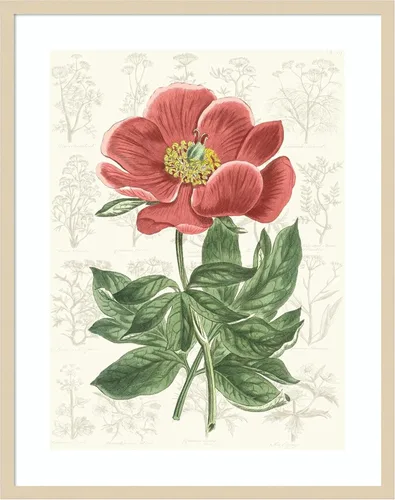 Miniatura 7 de Amanti Art Vision Studio - Lienzo decorativo para pared, 24 x 20 pulgadas, diseño de jardín de flores de peonía, arte de pared de flores, decoración