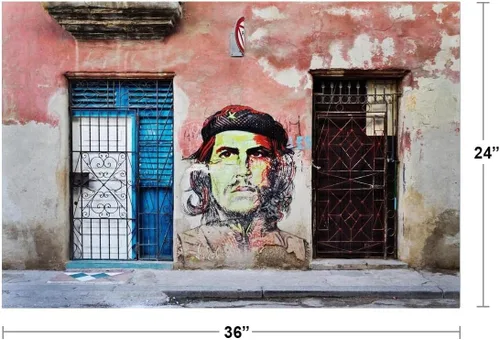 Miniatura 3 de Che Guevara Mural Havana Cuba Foto Fotografía Cool Wall Art Poster 36x24