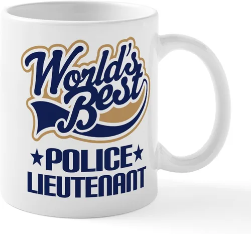 Miniatura 16 de CafePress Taza de café de cerámica de 11 oz (11.0 fl oz) de Police Mom