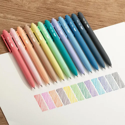Miniatura 4 de Mr. Pen - Bolígrafos de gel retráctiles, paquete de 12, secado rápido, bolígrafos de gel de punta fina de 0.7mm, bolígrafos retráctiles, bolígrafos