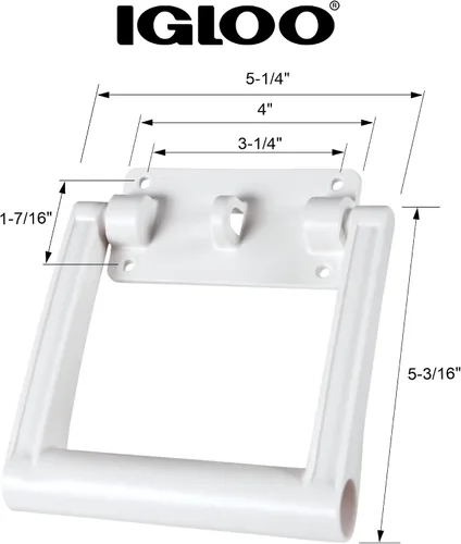 Miniatura 3 de Igloo 21025 Mango y soporte para enfriador de 90-100 cuartos de galón (blanco, 1 unidad)