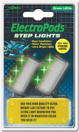 Miniatura 3 de 1043042 ElectroPods - Luz rectangular para motocicleta, color azul/negro