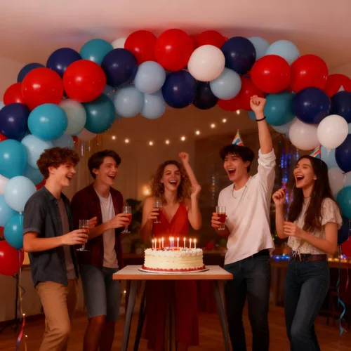 Miniatura 6 de Globos rojos, azules y blancos, 60 globos de 12 pulgadas, color rojo, azul marino, azul claro, azul polvoriento, blanco, para béisbol, fiesta