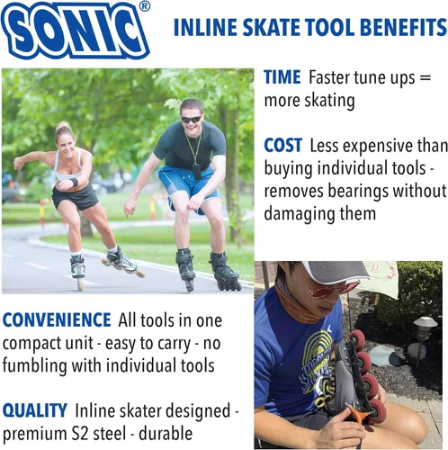 Miniatura 4 de Sonic Pro Patines en línea herramienta Azul
