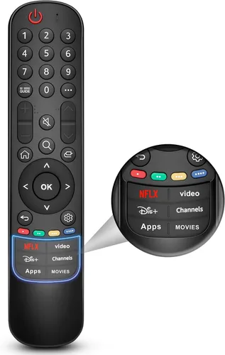 Miniatura 12 de AI Voice Magic Remote para LG OLED QNED UHD NanoCell Webos Smart TV Magic Control remoto reemplazo AN-MR25GA MR21 MR22 MR23 MR24 GA GN MR20GA MR19BA