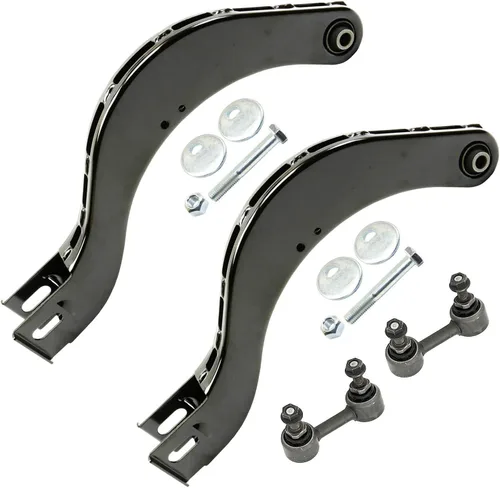 Miniatura 56 de Detroit Axle - Brazos de control superiores traseros para Chrysler 300 Dodge Challenger Charger Magnum, reemplazo del conjunto de brazos de control