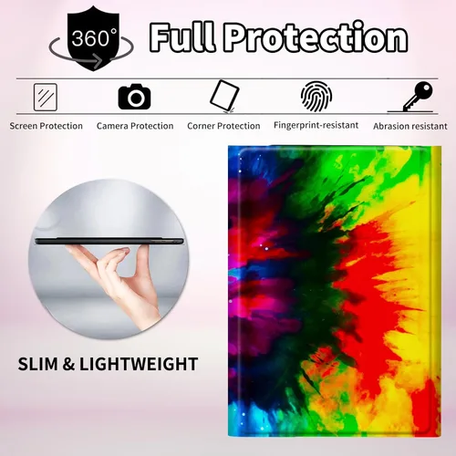 Miniatura 3 de Funda para Samsung Galaxy Tab S6 Lite 2022/2020 Teclado Inalámbrico Desmontable y Cubierta De Soporte De Cuero PU Funda Protectora Para Samsung